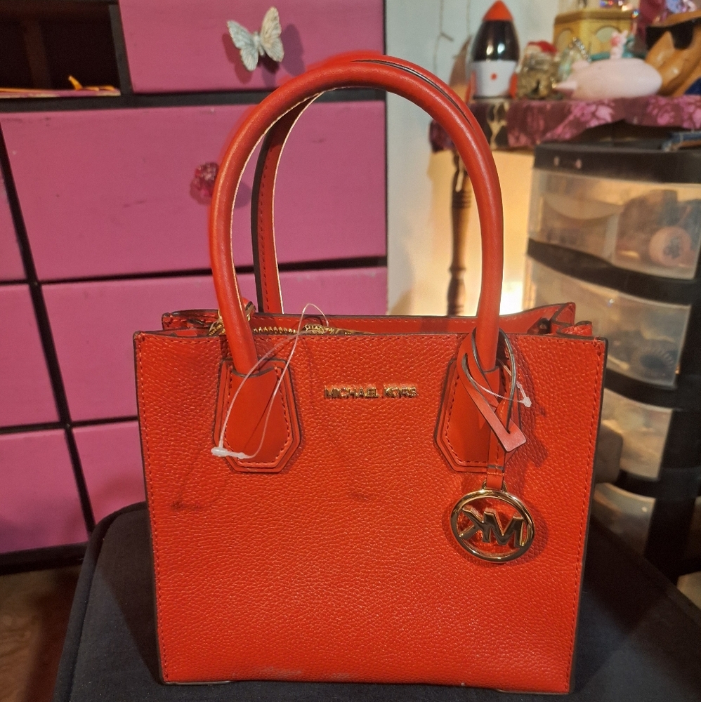 Red Michael Kors Handbag